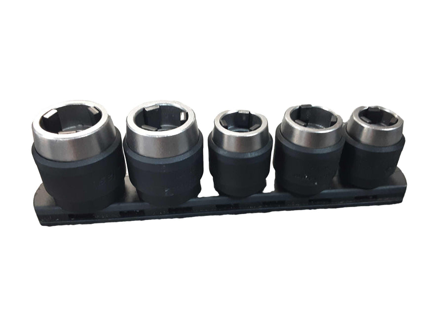 Duralast Duralast 3/8in Drive Sae/metric Grip Socket Set 5 Black Socket