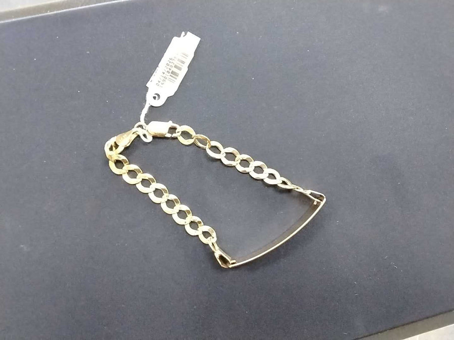 ID Bracelet - Yellow Gold 14k (.585) 11 grams 8 inch