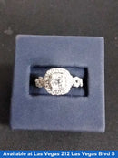 Women's Ring - White Gold 14k (.585) 5.5 grams Size 20