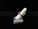 Women's Ring - Solitaire - Yellow Gold 14k (.585) 5.2 grams Size 20