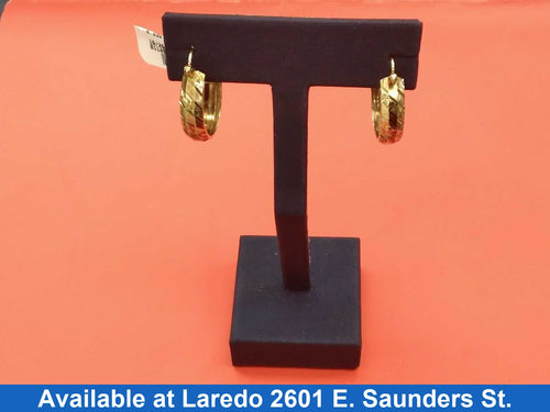 Bangle Earrings - Yellow Gold 10k (.417) 2.8 grams