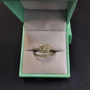 Ring - Engagement Set - White Gold 10k (.417) 3.7 grams Size 8