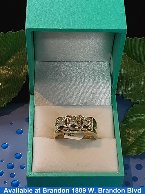 Men's Ring - Yellow Gold 14k (.585) 6 grams Size 9