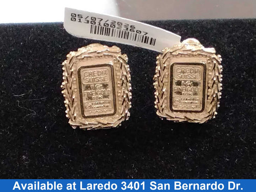 Earrings - Yellow Gold 10k (.417) 3.2 grams