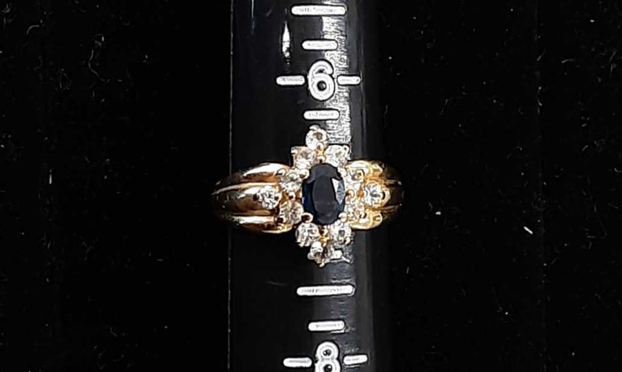 Women's Ring - Yellow Gold 14k (.585) 4.4 grams Size 6.5