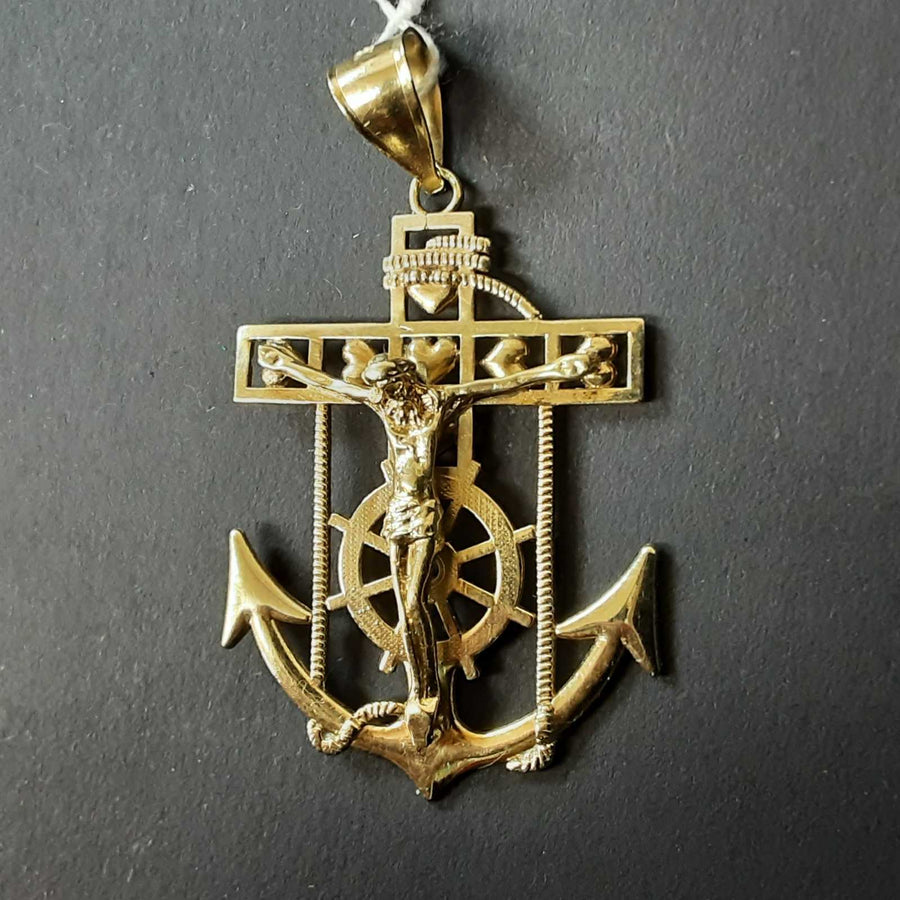 Religious Pendant - Yellow Gold 10k (.417) 4.8 grams