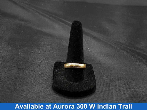 Ring - Wedding Band - Yellow Gold 14k (.585) 4.1 grams Size 8.5