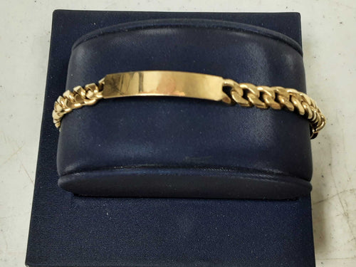 ID Bracelet - Yellow Gold 14k (.585) 16 grams 8 inch