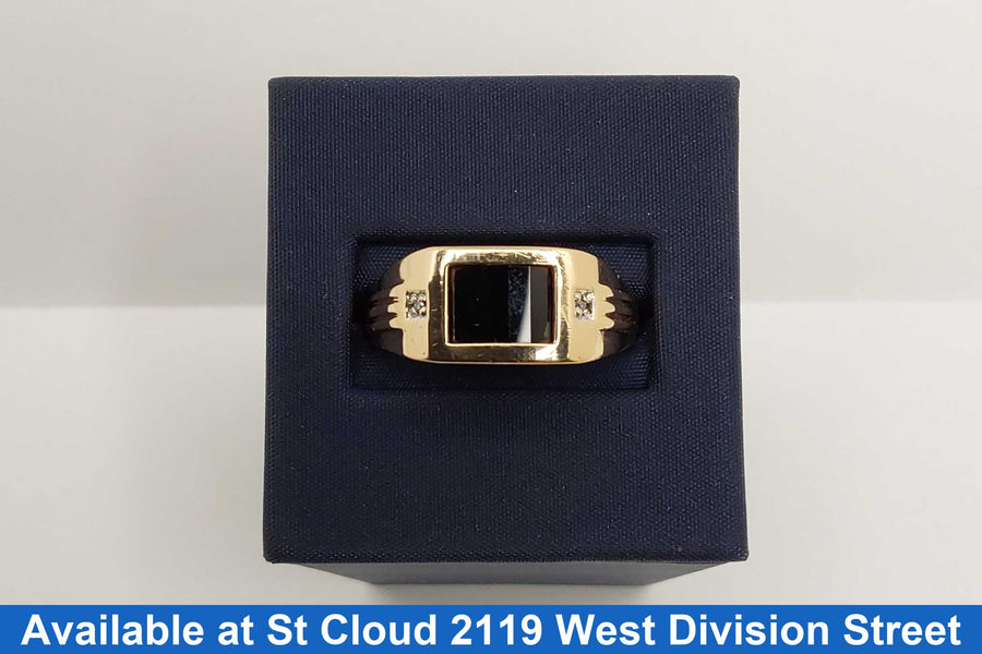 Men's Ring - Yellow Gold 10k (.417) 4.29 grams Size 11