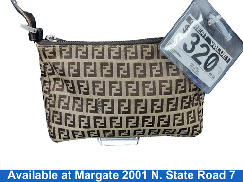 Fendi 4261 Hobo Brown Purse / Handbag