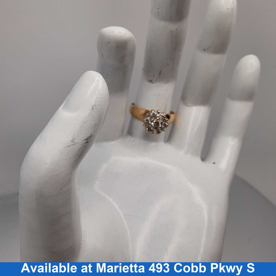 Women's Ring - Yellow Gold 14k (.585) 4 grams Size 8