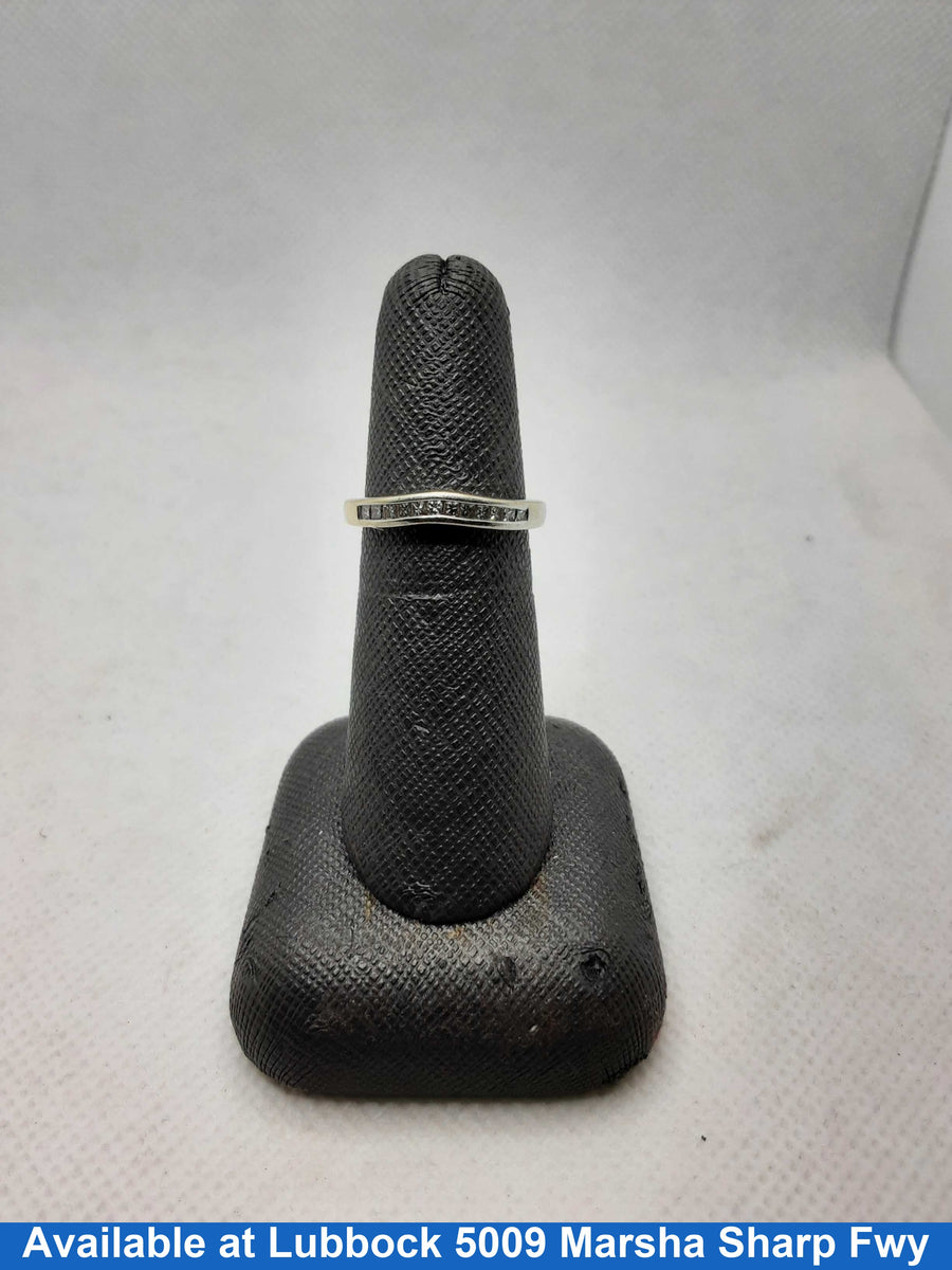 Ring - Wedding Band - White Gold 14k (.585) 2.8 grams Size 5.5