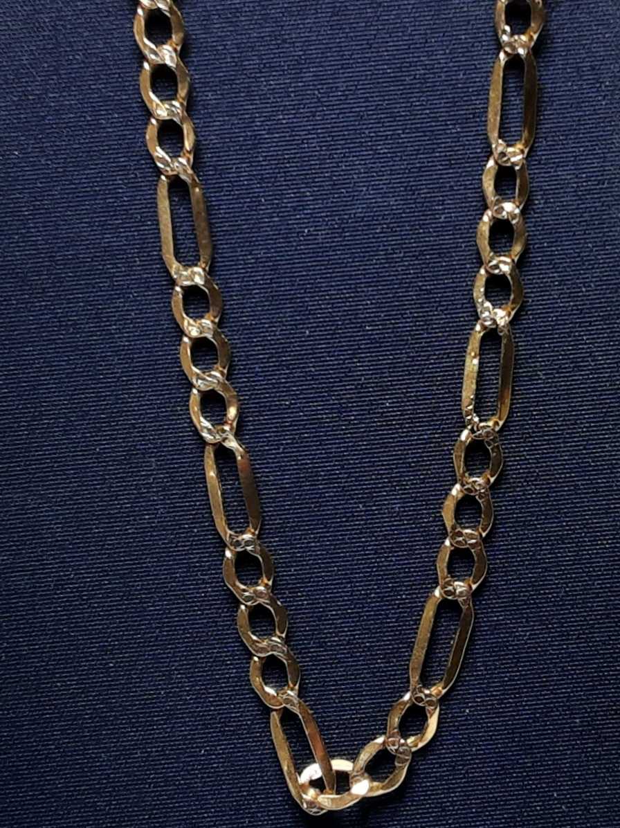 Figaro Chain - Yellow Gold 10k (.417) 3.3 grams 16 inch