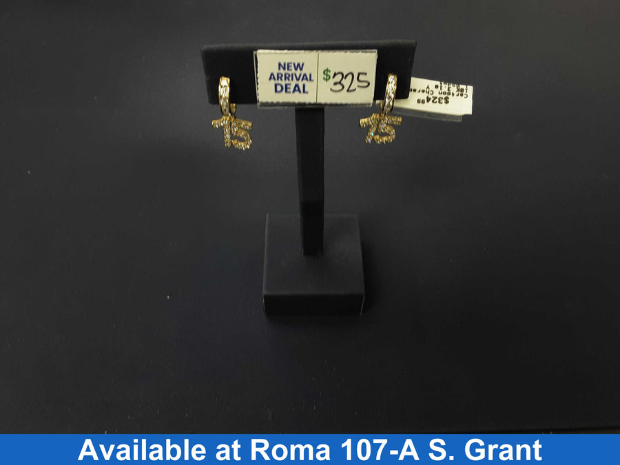 Earrings - Yellow Gold 10k (.417) 3.1 grams