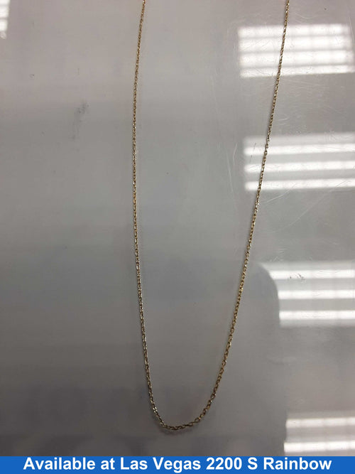 Chain - Yellow Gold 14k (.585) 0.5 grams 18 inch