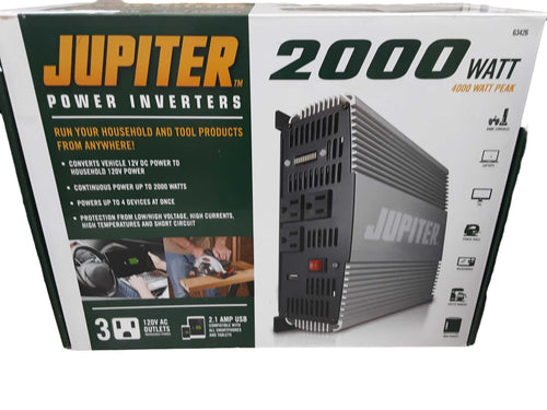 Jupiter 2000 Watt Gray Power Inverter