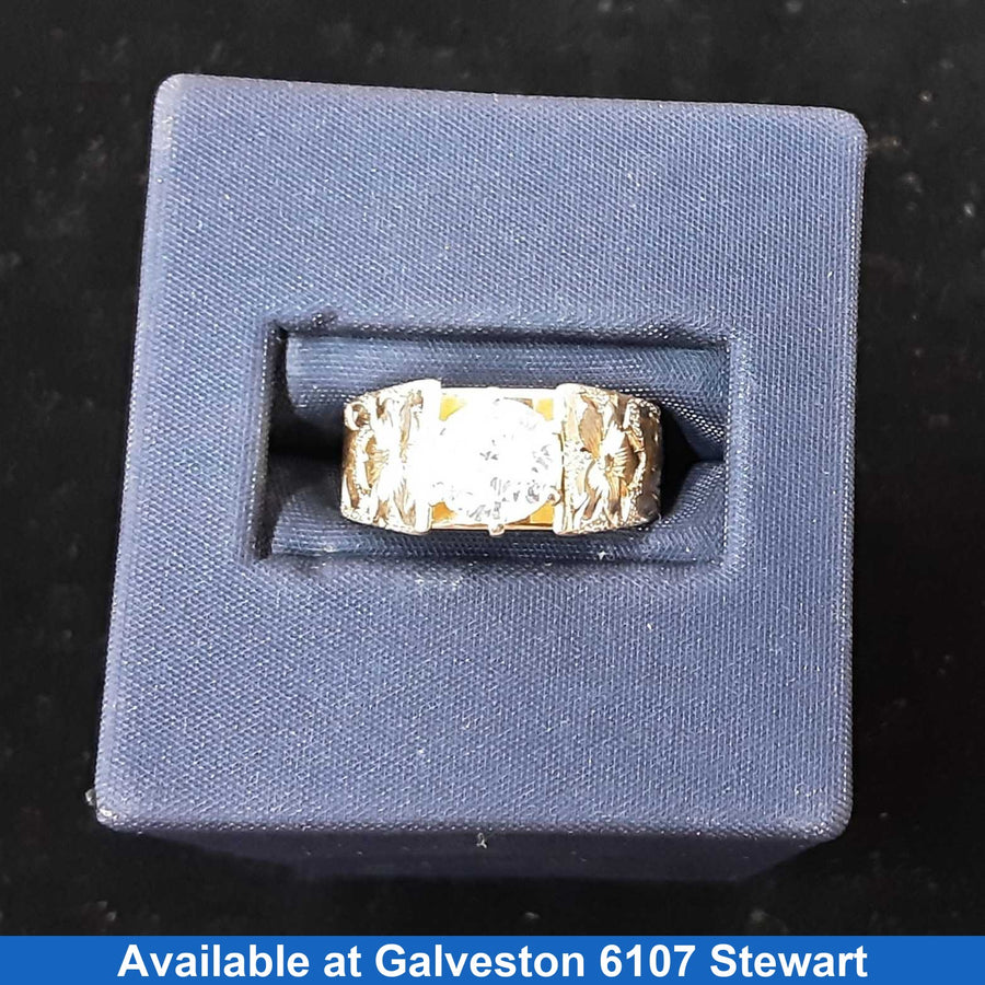 Women's Ring - Solitaire - Yellow Gold 14k (.585) 5.9 grams Size 6