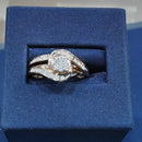 Ring - Engagement Set - Yellow Gold 10k (.417) 3.9 grams Size 20