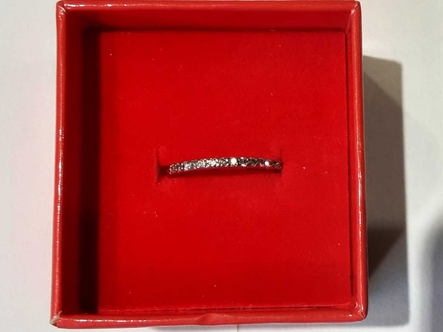 Ring - Wedding Band - White Gold 10k (.417) 1.3 grams Size 7