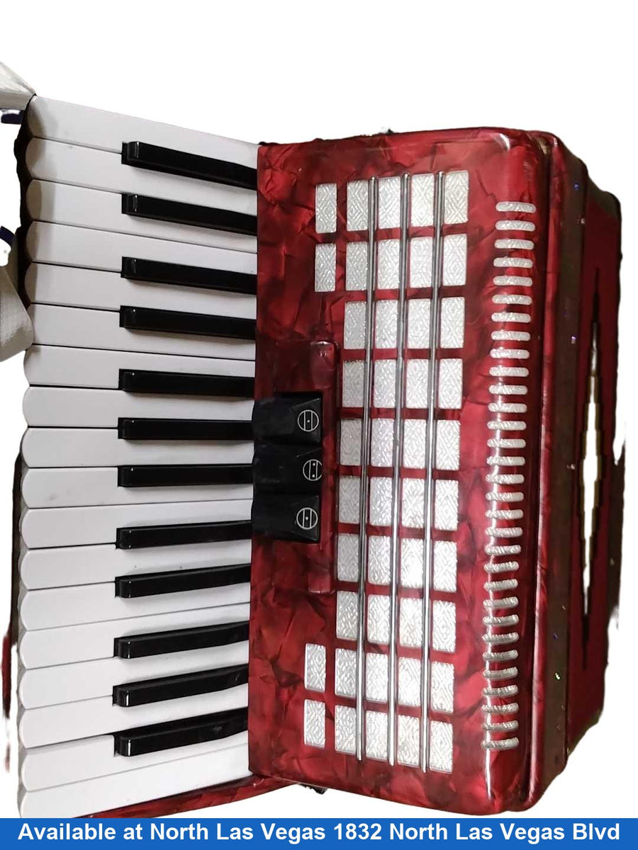 Fever Red Combination Accordion