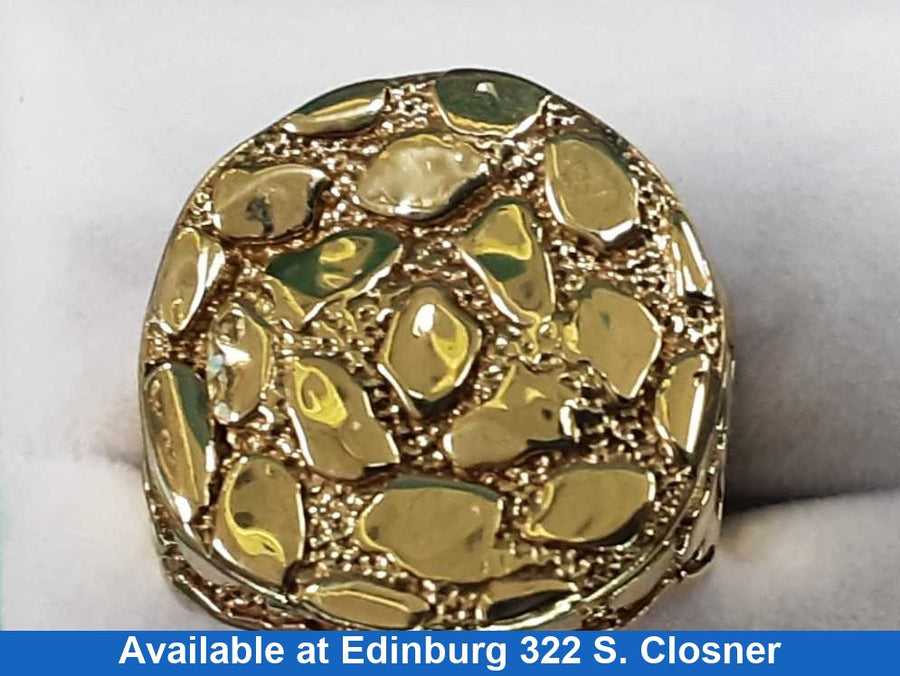 Men's Ring - Yellow Gold 10k (.417) 4 grams Size 9.5