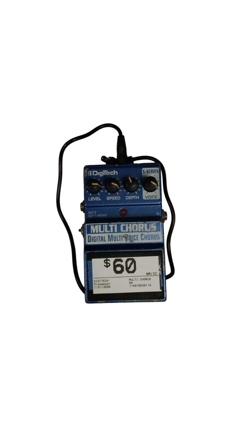Digitech Multi Chorus Blue Audio Equipment