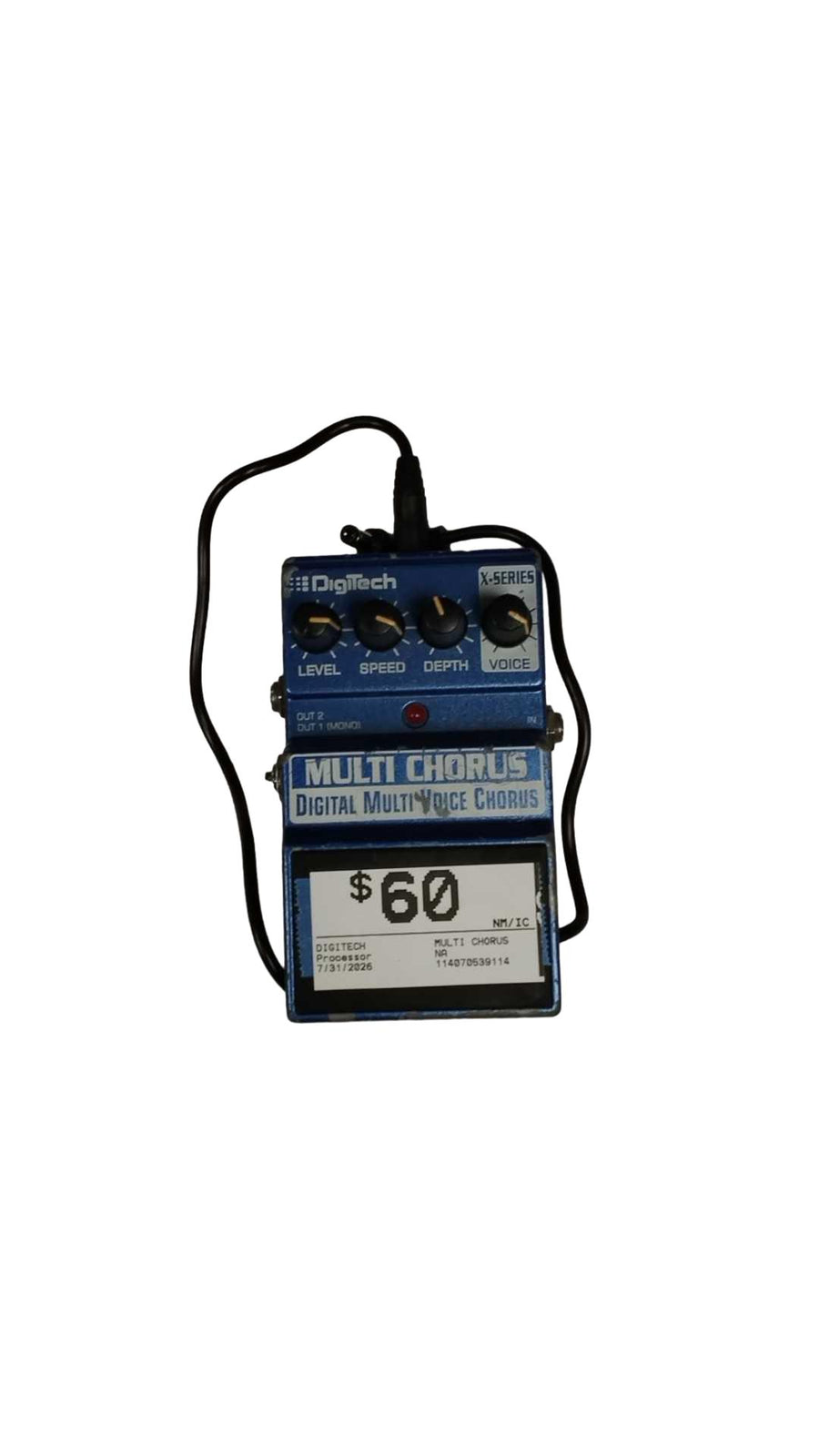 Digitech Multi Chorus Blue Audio Equipment
