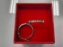 Hoop Earrings - White Gold 10k (.417) 2.7 grams