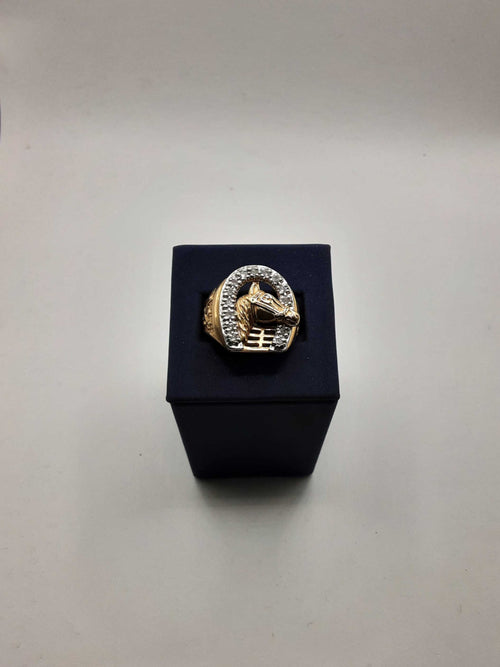 Men's Ring - Yellow Gold 10k (.417) 10.6 Grams Size 10.5
