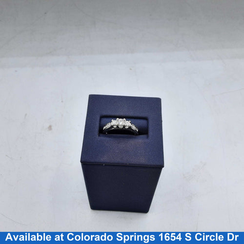 Women's Ring - Anniversary - Yellow Gold 14k (.585) 3.1 grams Size 4.5