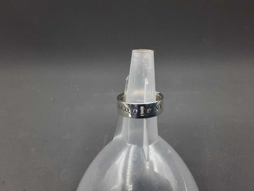 Ring - Wedding Band - Silver 5.2 grams Size 6