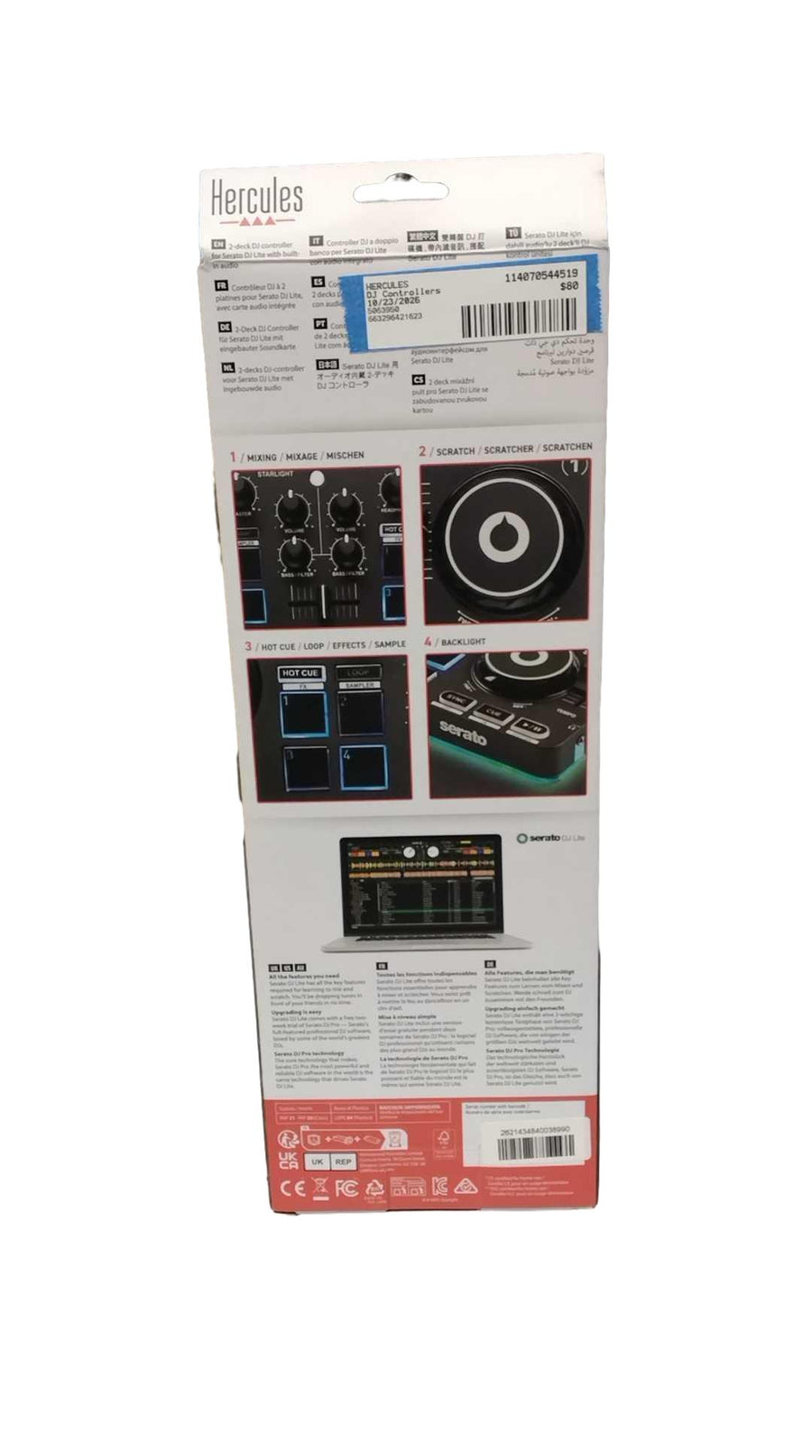 Hercules 5063950 Black DJ Controller