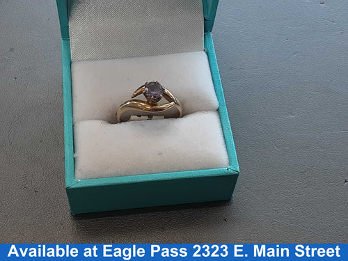 Women's Ring - Yellow Gold 10k (.417) 2 grams Size 6.5