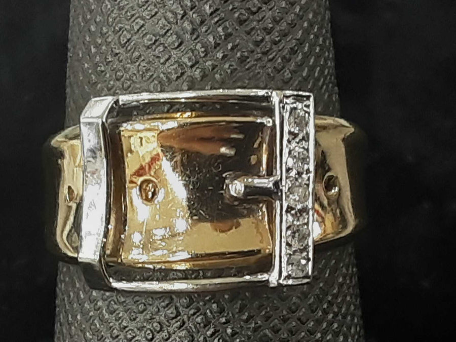 Women's Ring - Yellow Gold 14k (.585) 4.3 grams Size 7