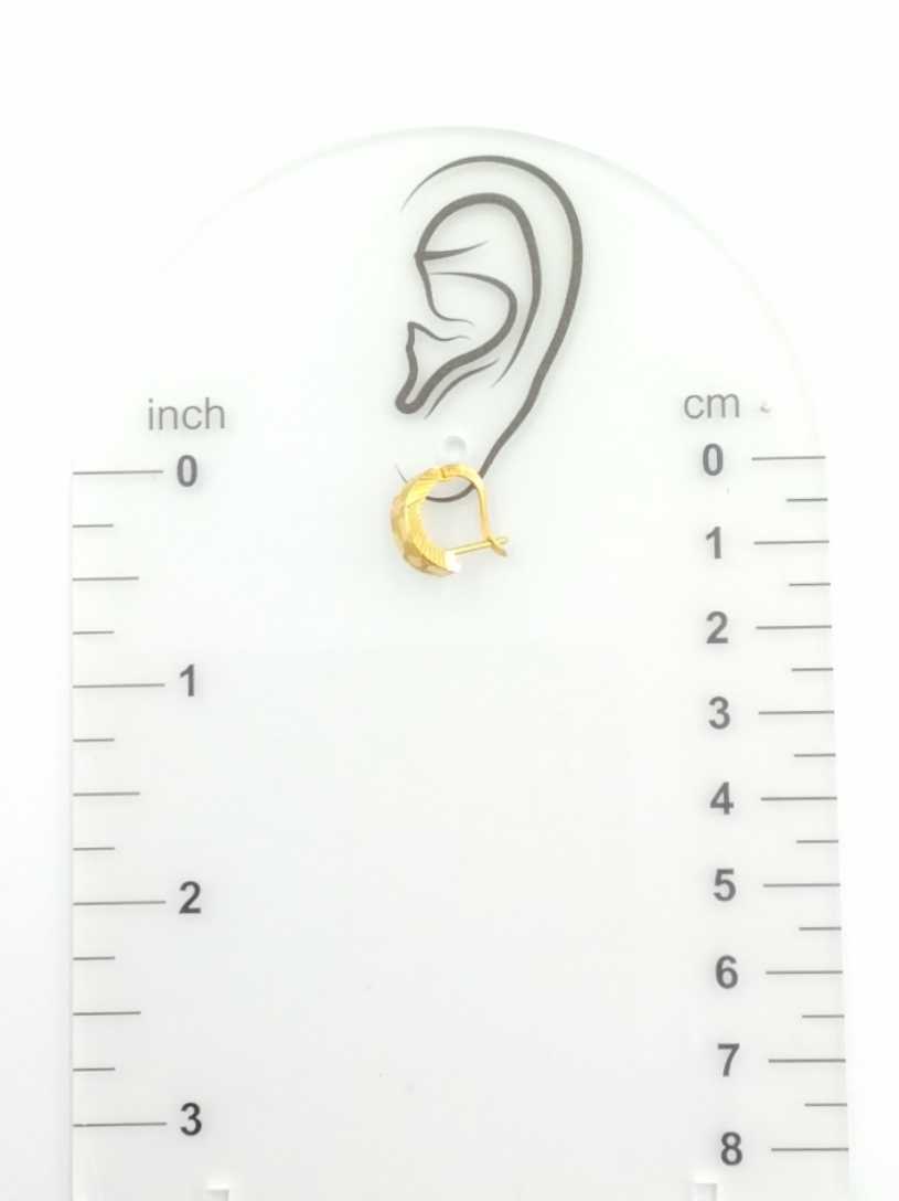 Bangle Earrings - Yellow Gold 14k (.585) 1.5 grams