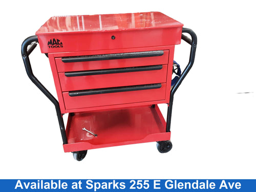 Mac Tools Uc3919-3drw-bk Red Tool Box
