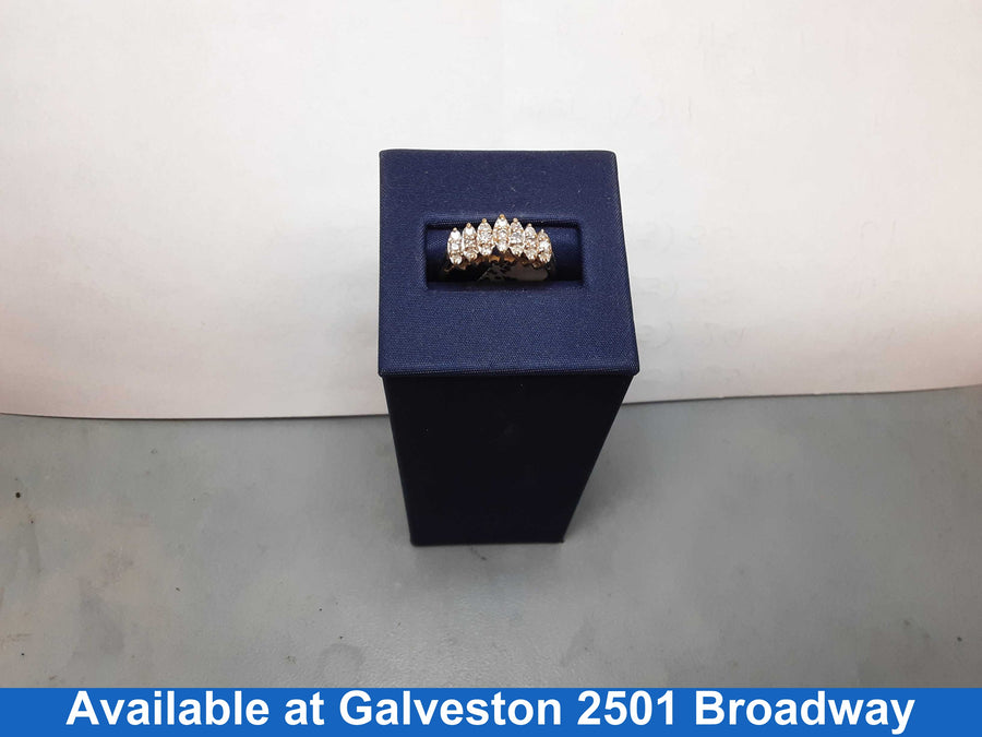 Women's Ring - Yellow Gold 10k (.417) 2.4 grams Size 9