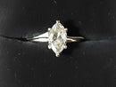 Women's Ring - Solitaire - White Gold 14k (.585) 2.6 grams Size 5