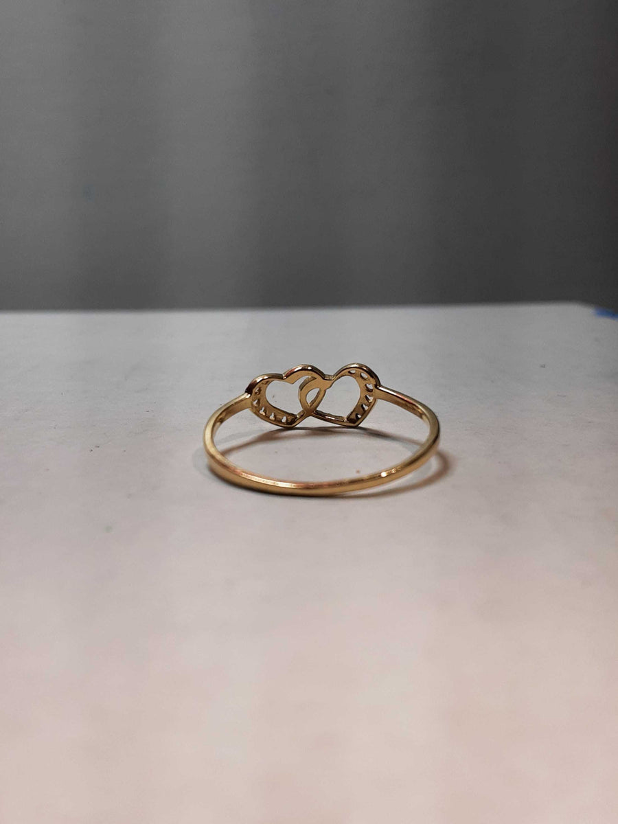 Women's Ring - Yellow Gold 14k (.585) 1 grams Size 9.5