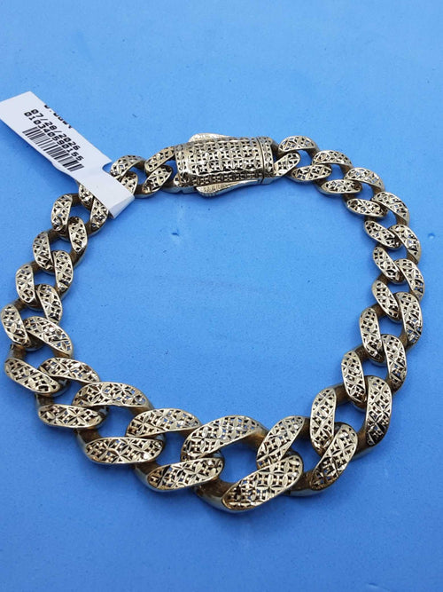 Cuban Link Bracelet - Yellow Gold 10k (.417) 16.4 grams 8 inch
