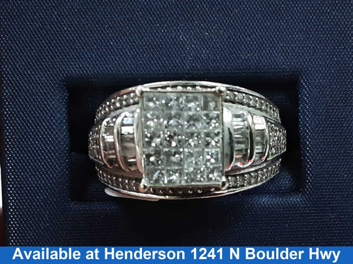 Ring - Wedding Band - White Gold 10k (.417) 7.2 Grams Size 7.5
