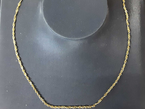 Chain - Yellow Gold 14k (.585) 2.8 grams 20 inch