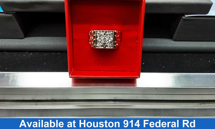 Men's Ring - Yellow Gold 14k (.585) 10.8 grams Size 12