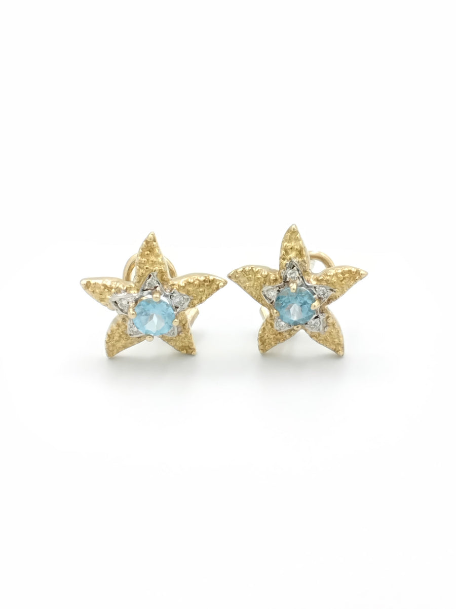 Earrings - Yellow Gold 14k (.585) 5.8 grams