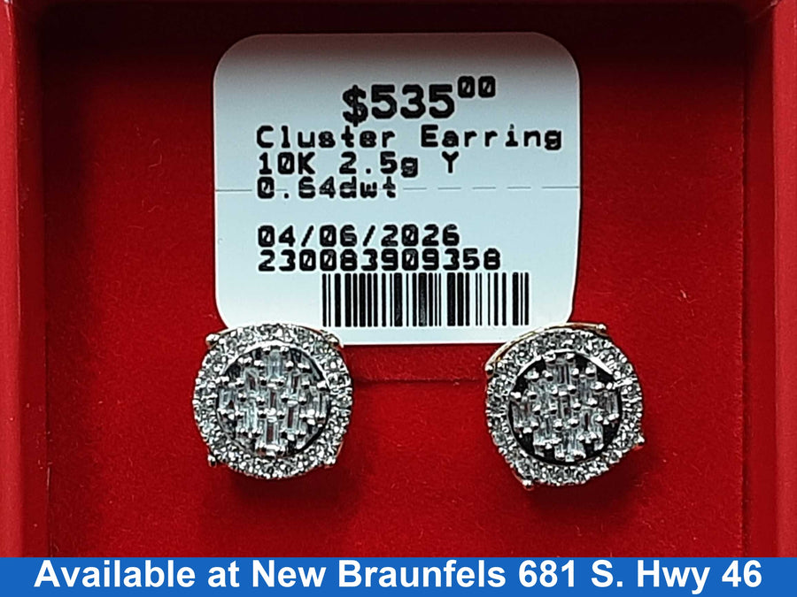 Earrings - Yellow Gold 10k (.417) 2.5 grams