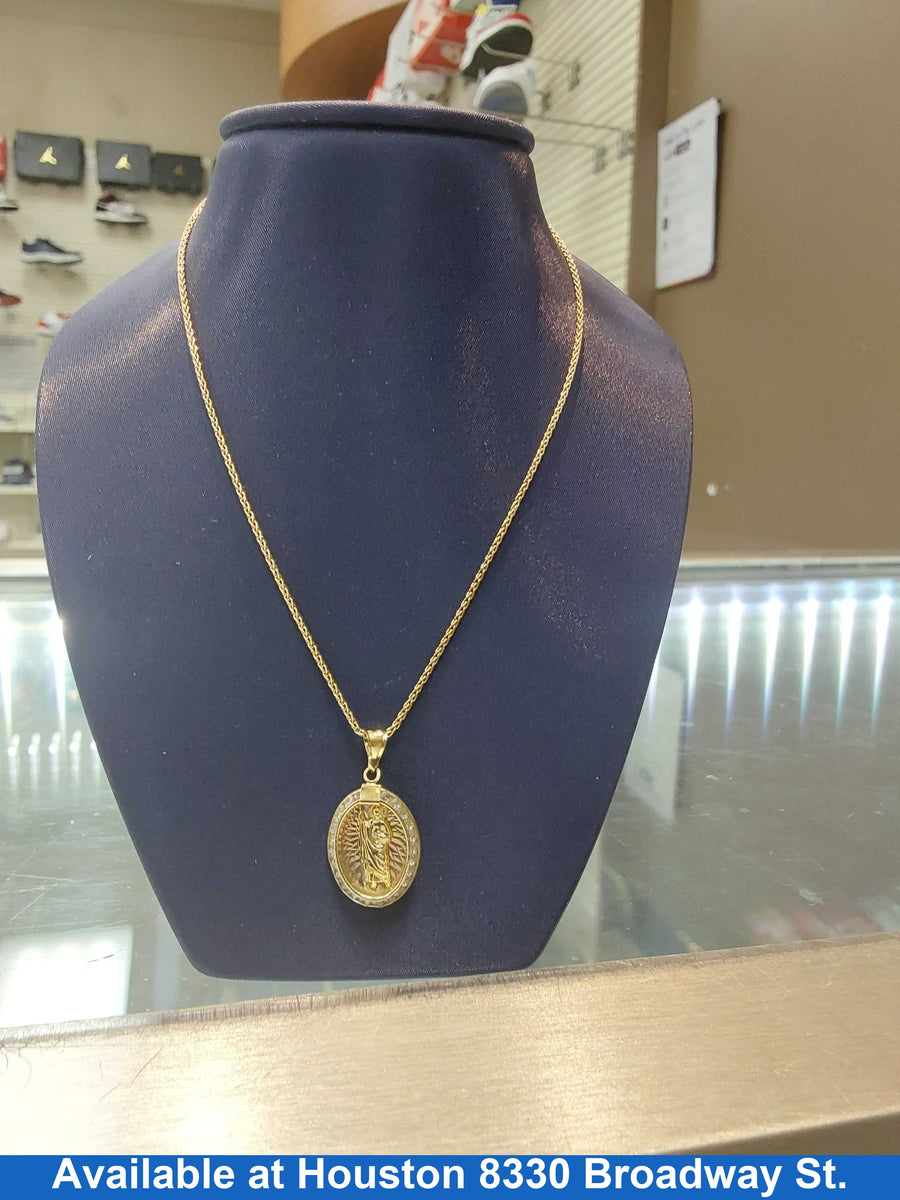 Fox Tail Chain - Yellow Gold 14k (.585) 4.1 grams 20 inch