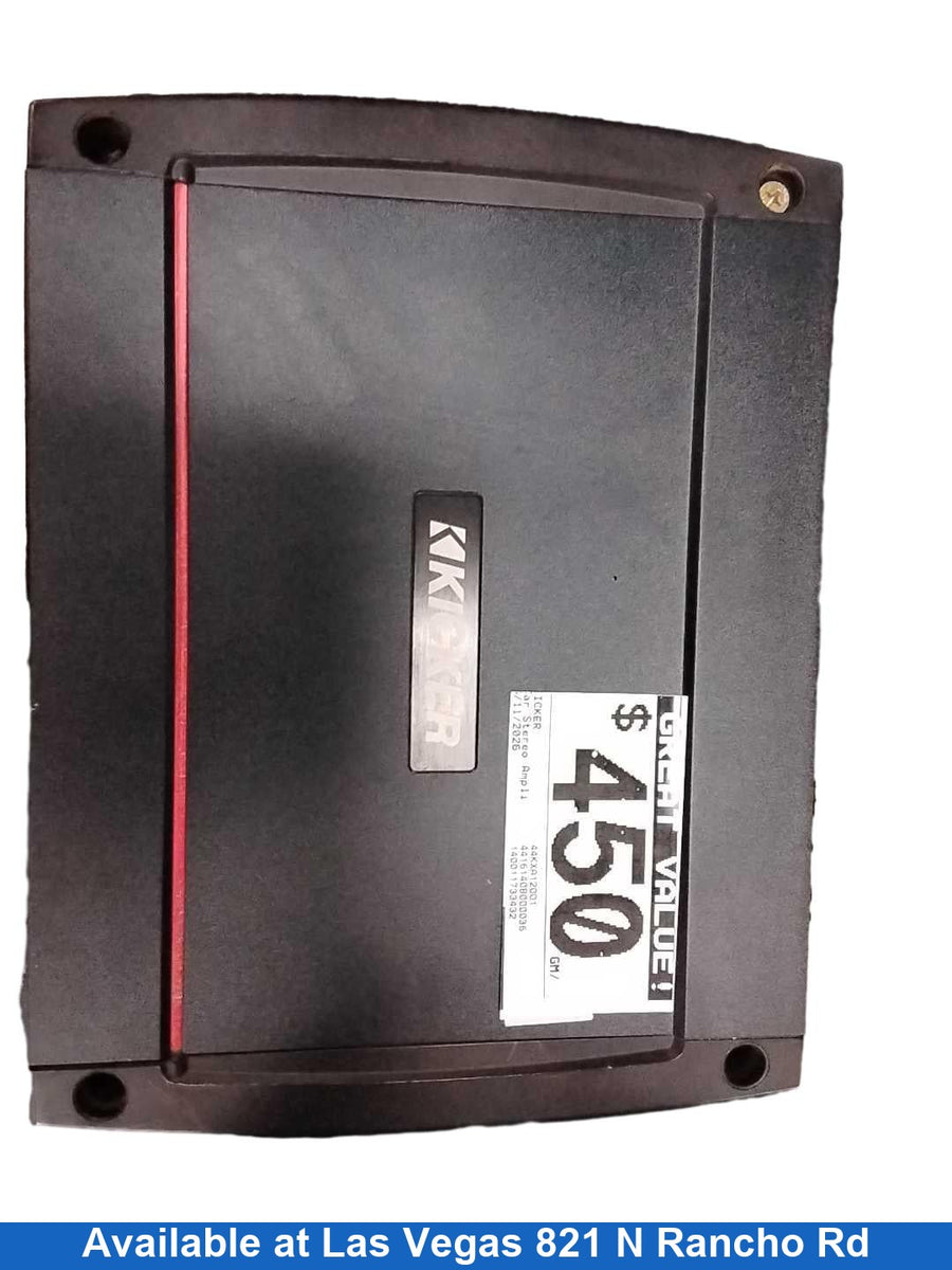 Kicker 44kxa12001 Black Car Audio Amplifier