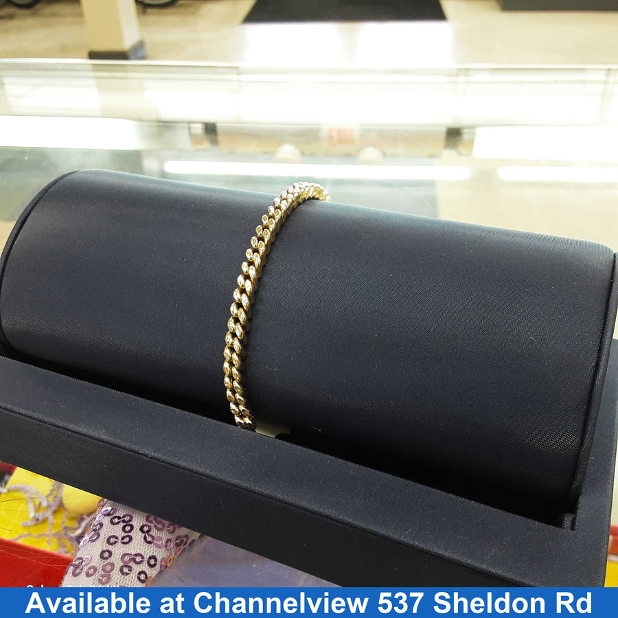 Bracelet - Yellow Gold 10k (.417) 12.8 grams 8 inch