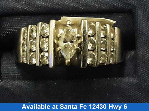 Women's Ring - White Gold 14k (.585) 5.2 grams Size 8