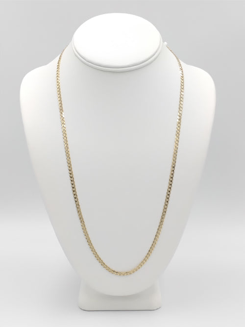 Cuban Link Chain - Yellow Gold 14k (.585) 9.25 grams 18 inch